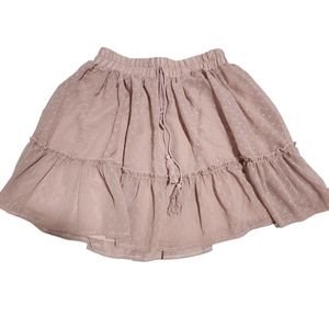 Pink Ruffle Skirt
